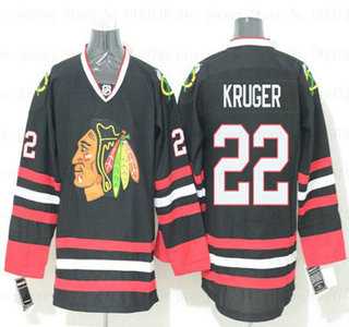 Chicago Blackhawks #22 Marcus Kruger Alternate Black NHL Hockey Jersey,We sell and wholesale Chicago Blackhawks #22 Marcus Kruger Alternate Black NHL Hockey Jersey on line form chian!